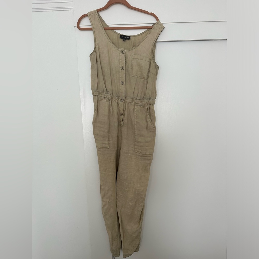 Michael Stars Celine Jumpsuit in Olive
